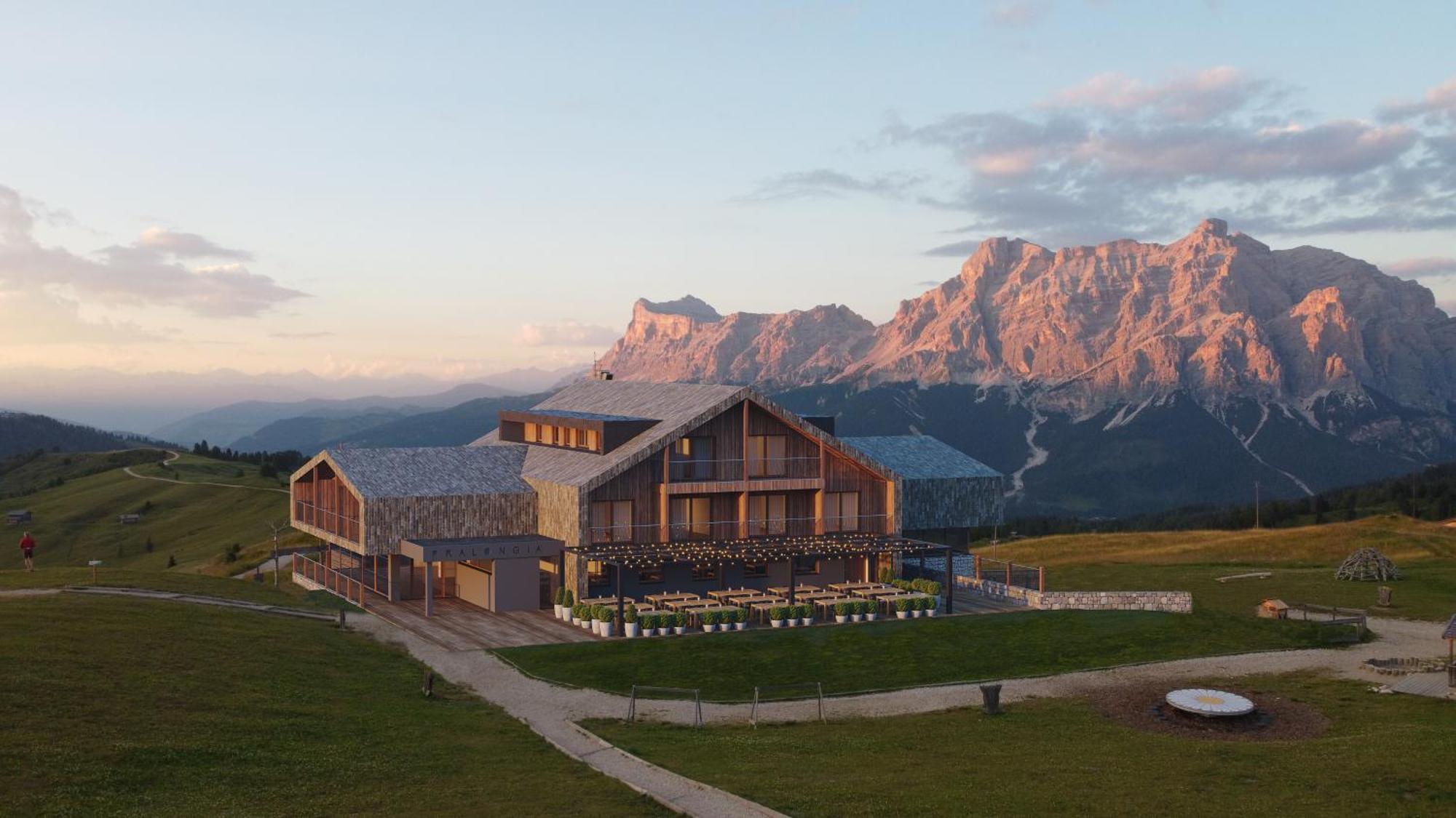Rifugio Alpino Pralongia Villa Corvara In Badia Eksteriør bilde