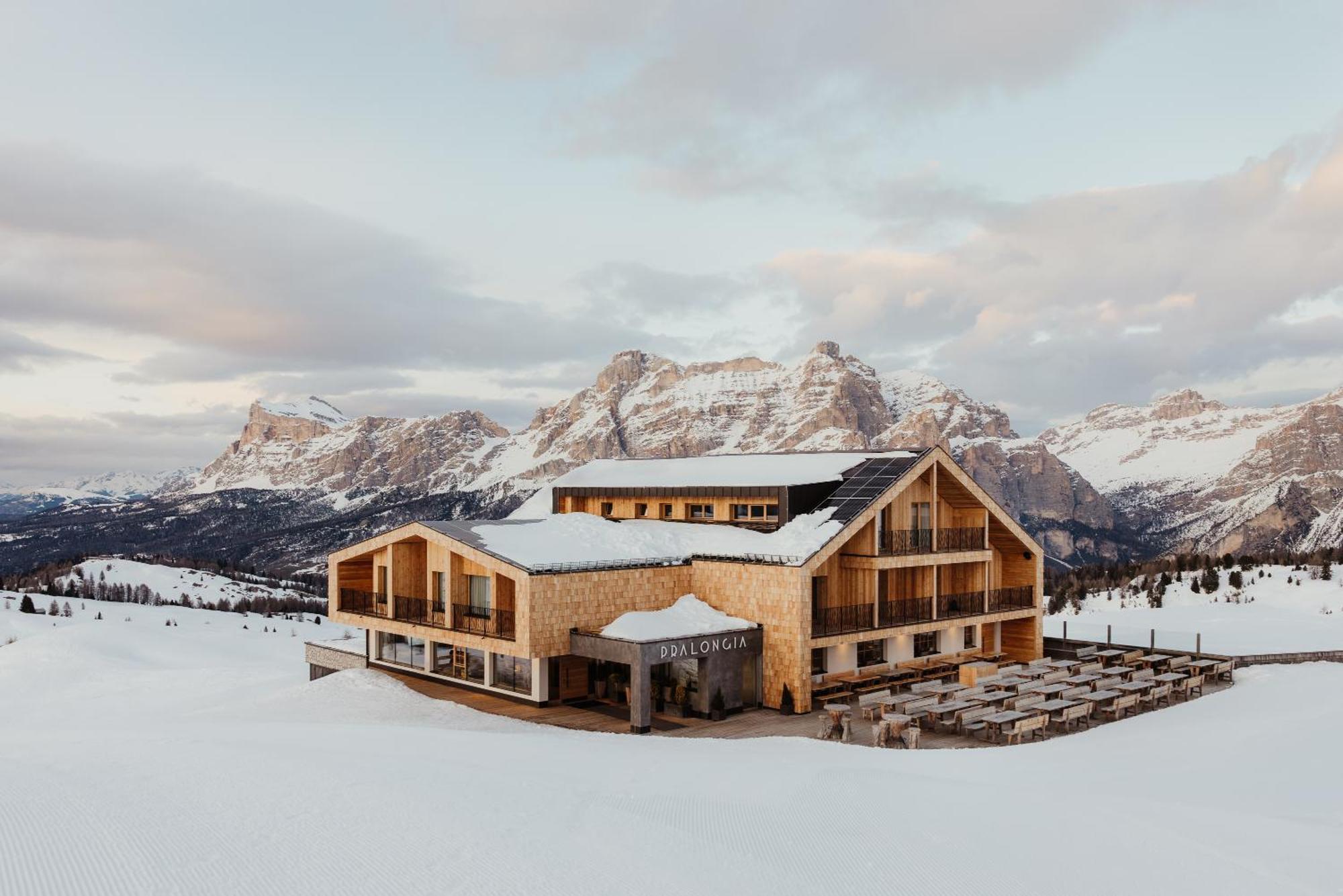 Rifugio Alpino Pralongia Villa Corvara In Badia Eksteriør bilde