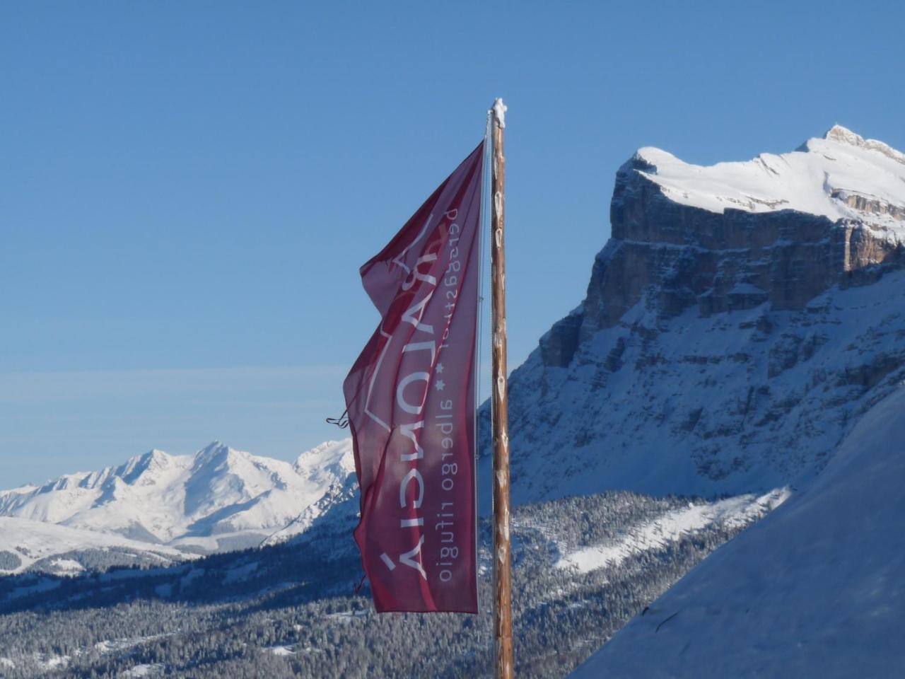 Rifugio Alpino Pralongia Villa Corvara In Badia Eksteriør bilde